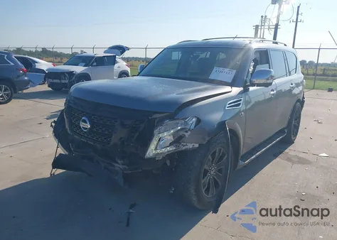 2019 Nissan Armada Platinum из США, поврежденный, VIN JN8AY2NF9K9350266